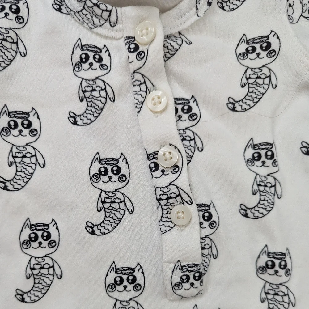 NEW Kate Quinn Mermaid Cat Knotted Gown 0-3 M - Picture 3 of 4